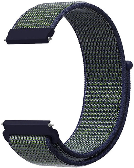 제이엔 갤럭시워치 호환 나일론 스트랩 20mm, 시피니치 블루, 0.2cm