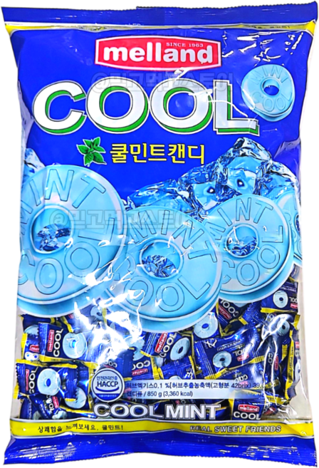 멜랜드 쿨민트 캔디, 850g, 2개