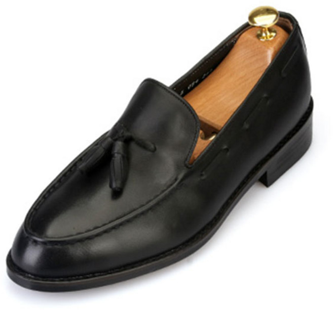 카스타창 방울로퍼 블랙 수제화 로퍼_RFS629