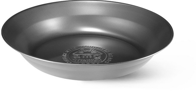 AMG 티타늄 티탄 접시 21cm 다용도 캠핑용 백패킹 등산, 1개