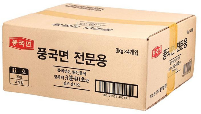 풍국면 전문용 (소면), 3kg, 4개