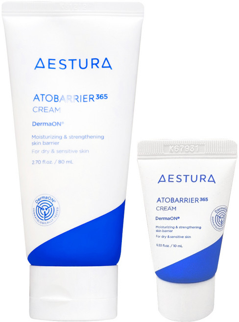 에스트라 아토베리어 365 크림 80ml+10ml 피부 장벽 수분 기초, 1개