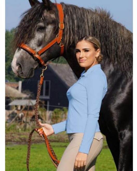 승마복 승마자켓 승마부츠 말부츠 여성용 승마 셔츠 부드러운 긴 소매 상의 라이더 쇼 베이스레이어 티셔츠 의류 착용 패션, 25) Jeansblue - S, 1개