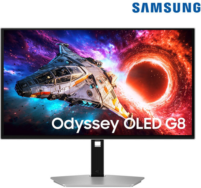 삼성전자 오디세이 OLED G8 G80SH LS27HG800 67.7cm(27인치) 4K UHD 240Hz 피벗 게이밍 모니터, LS27HG800SKXKR, 67.7cm