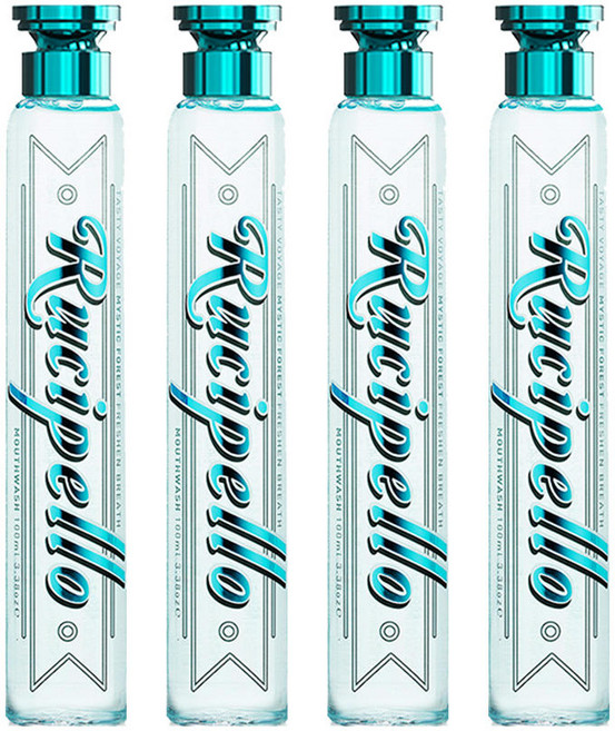 마우스워시 미스틱포레스트 100ml 4개(액상가글) 루치펠로, 마우스워시 미스틱포레스트 100ml 4개(액상가글) 루