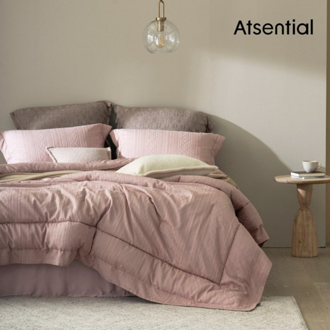 [앳센셜]퀸_23FW 최신상 렌징모달 니트자카드 베딩세트