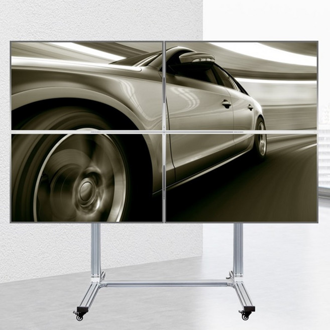 55인치 50인치 TV 4대 4개 이동식 스탠드 삼성 lg 49인치 48인치 47인치 45인치 43인치 42인치 40인치 39인치 이동형 티비 모니터 거치대