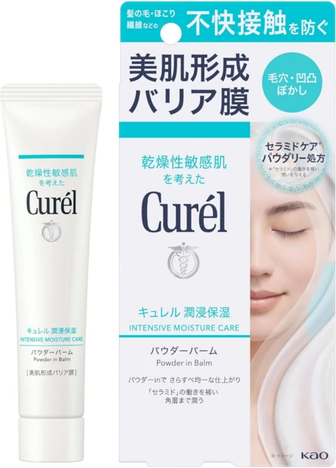 큐렐 인텐시브 모이스처 케어 파우더 인 밤 34g, 1개 - 쿠팡