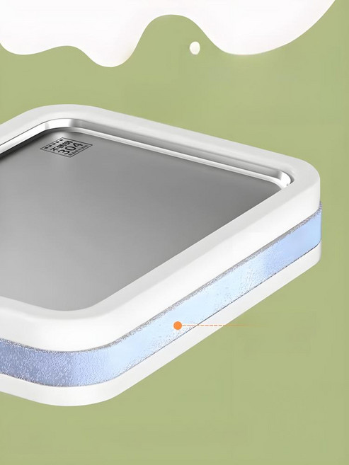 철판아이스크림메이커 가정용 빙수 만들기 스테인리스 요거트 제조기 철판아이스크림기계, 아이보리화이트 아이스스쿱 포함, 1개