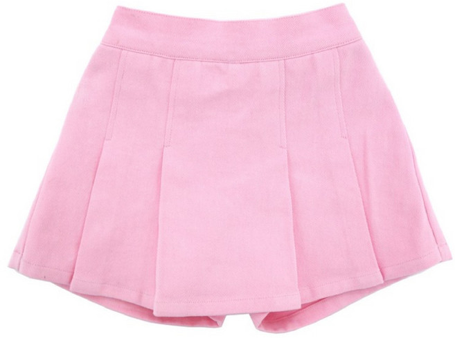 에인킨드 여아 코튼 스코츠_핑크 여아 치마바지 순면 국내생산