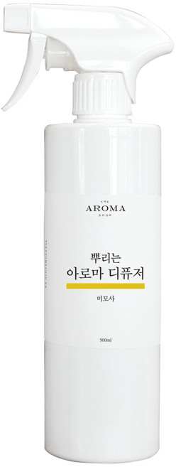 더아로마샵 뿌리는 아로마 디퓨저 실내용 차량용 구분없는 방향제 탈취제, 미모사, 1개, 500ml