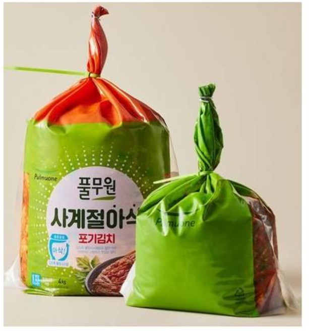 풀무원식품 사계절아삭포기김치4kg+파김치2kg, 3세트