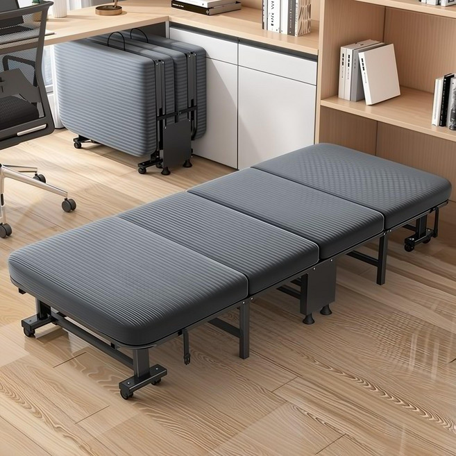 키루에 접이식침대 1인 폴딩 간이 침대 사무실 낮잠용 접침상 침대, 기본형