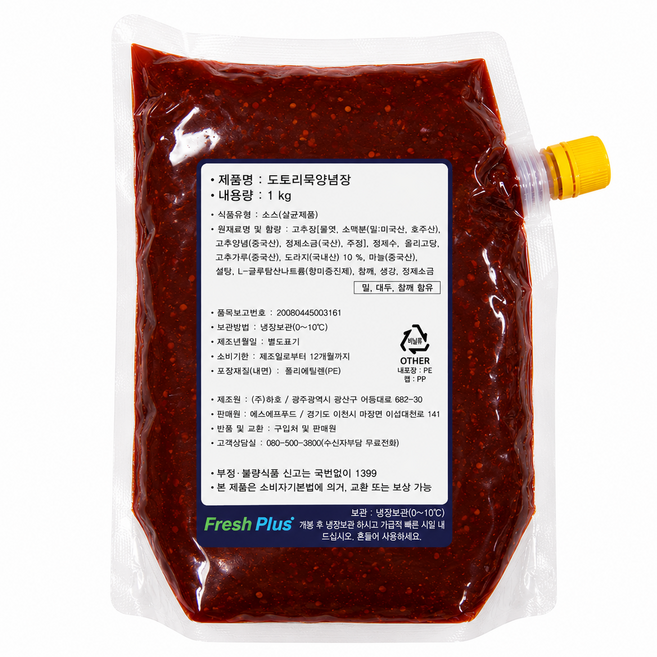 프레시플러스 도토리묵양념장, 1개, 1kg