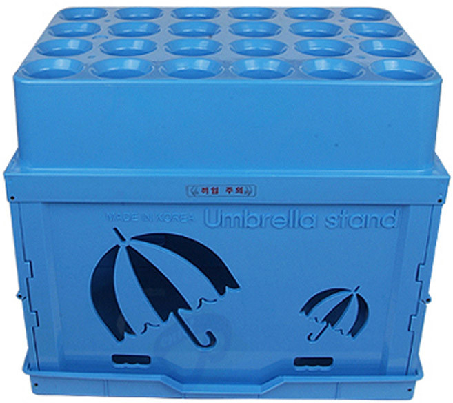 길쇼핑 우산꽂이(매직24구)블루, 1개