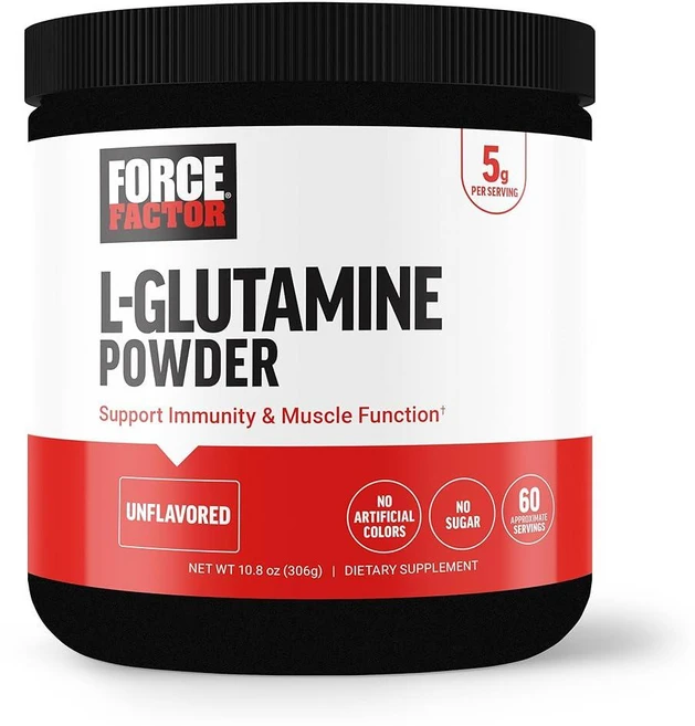Force Factor 포스팩터 운동 후 회복 근육 기능 및 L-글루타민 파우더 5000mg/5g 글루타민 보충제 비건 GMO 프리 60회 분량, Force Factor FORCE FACTOR 운동 후, 1개, 306g - 쿠팡