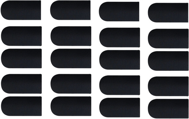 쿠키식스 스마트폰 게임 손가락 장갑 게이밍 골무, 20개, 랜덤, 탄소섬유18수