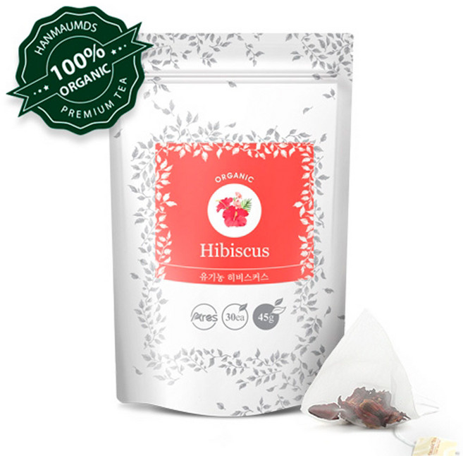 아레스 유기농 히비스커스 30티백, 1.5g, 1개입, 1개