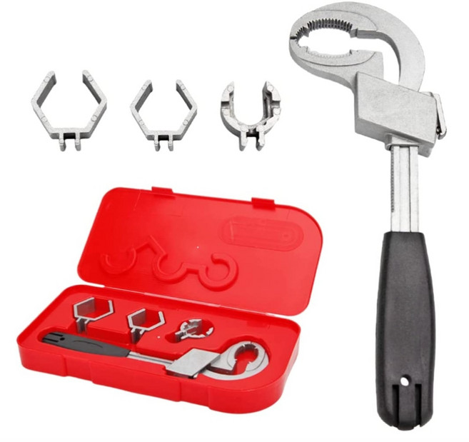 tinduo 만능 세면대 렌치 스패너 욕실 주방용 세트, 1세트