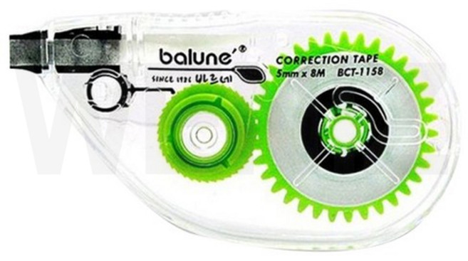 바르네 수정테이프 BCT-1158, 혼합 색상, 10개