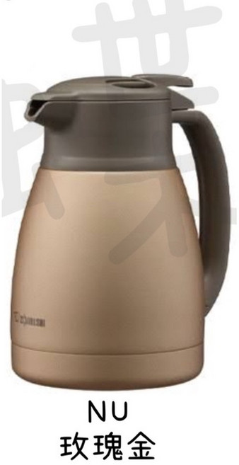 ZOJIRUSHI 象印桌上型不銹鋼保溫瓶, 玫瑰金(NU), 1個, 1900ml