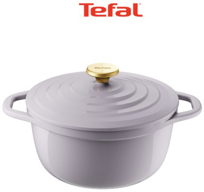 인덕션 세라믹 에어 주물냄비 프렌치라벤더 24cm, 없음