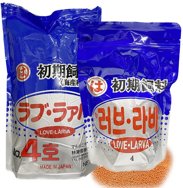 전문가 구피사료 대용량 러브라바4호 500g, 1개