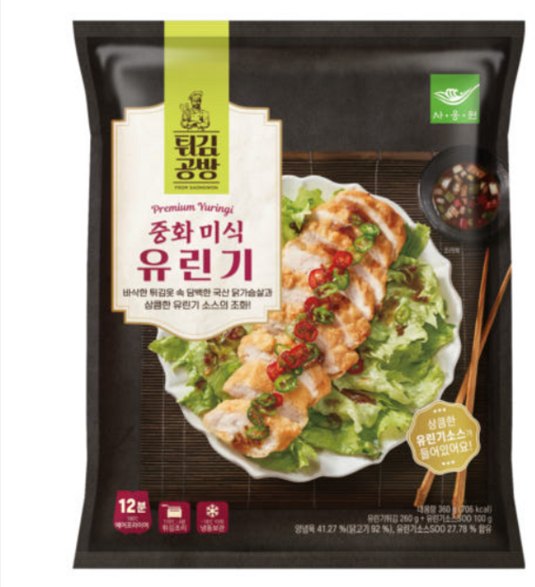 사옹원 튀김공방 유린기 (360g) 소스 포함, 360g, 8개