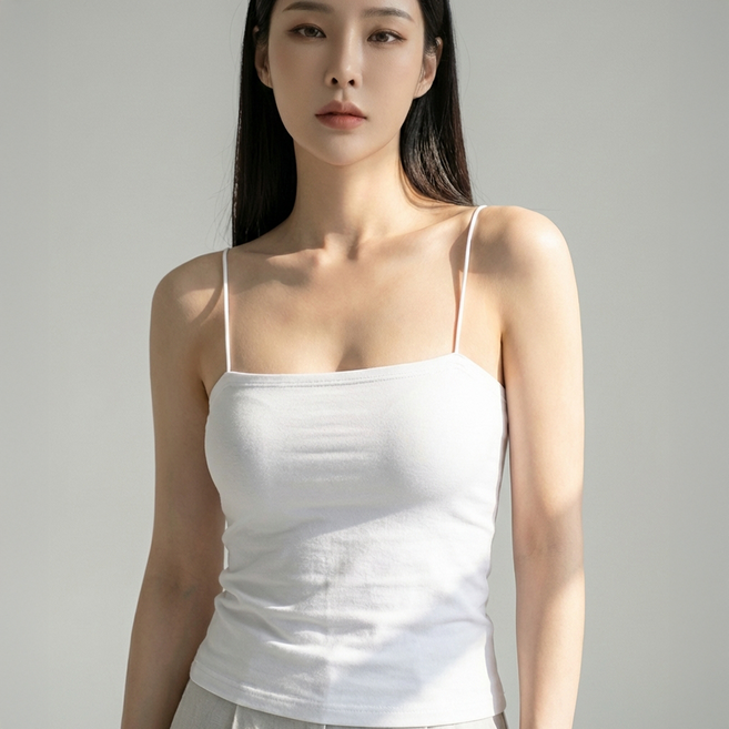 네이빈 데일리 캡내장 끈나시 심리스 브라캡