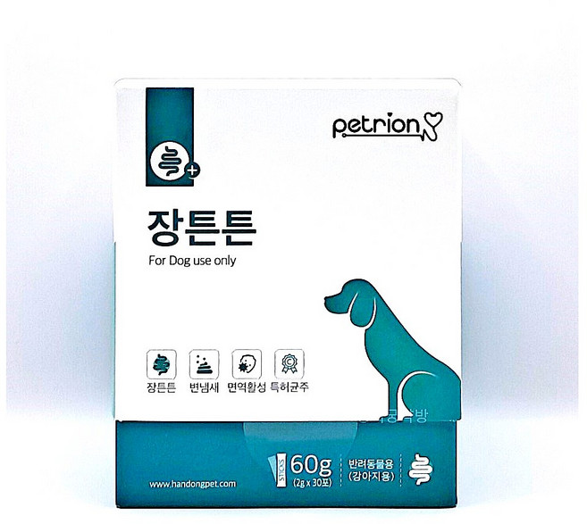 펫트리온 장튼튼 강아지 30포, 1개, 장건강/유산균, 30회분
