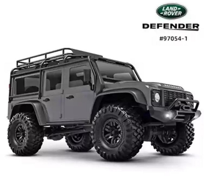 Traxxas 1/18 미니 4dw Rc 자동차 랜드 로버 리마 전기 등산 차량 오프로드 장난감 어린이 선물, 07 은