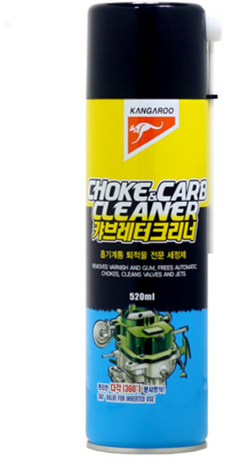 캉가루 캬브레터 크리너 520ml 1박스(20개) 흡기세정제 캬브레타세정제, 20개, 540ml