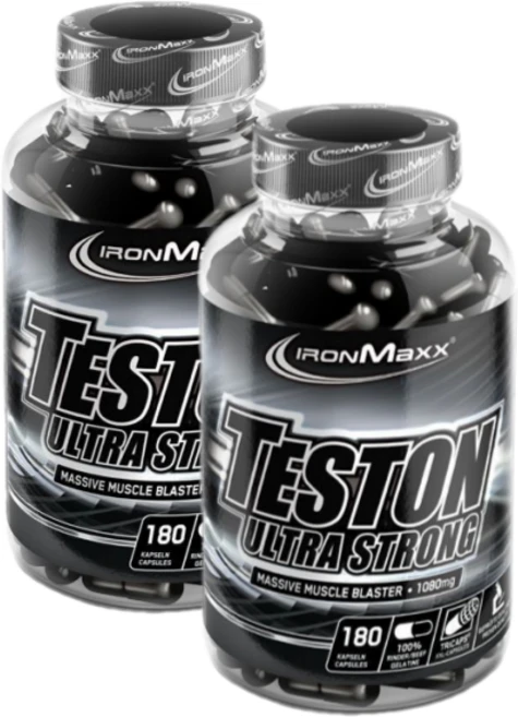 아이언맥스 ironmaxx 테스톤 울트라 스트롱 180캡슐 독일직배송, 180정, 2개 - 쿠팡