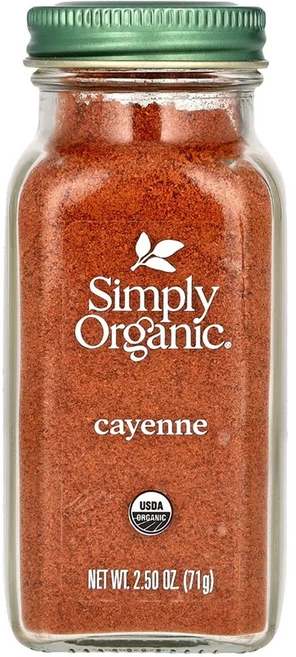 Simply Organic 카옌페퍼 케이엔페퍼 Cayenne Pepper, 1개 - 쿠팡