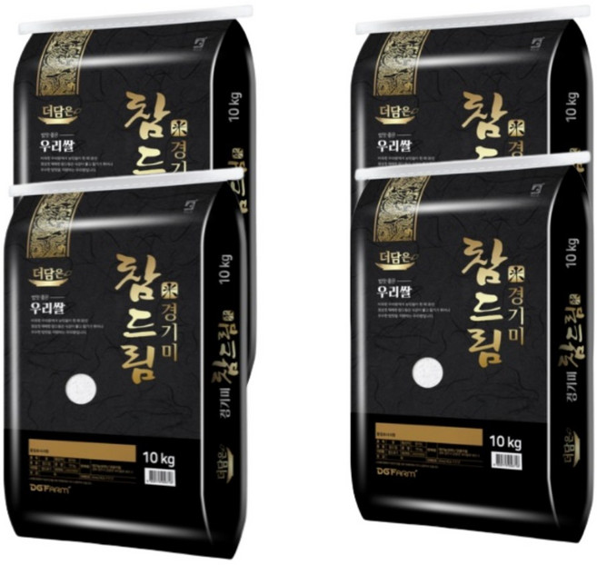 더담은 2022년산 햅쌀 경기미 참드림 쌀, 40kg, 1개