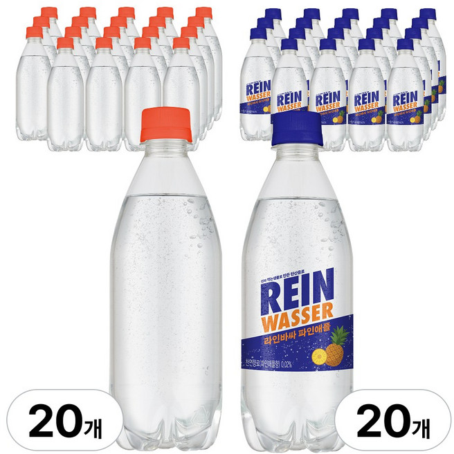 라인바싸 자몽+파인애플, 40개, 500ml