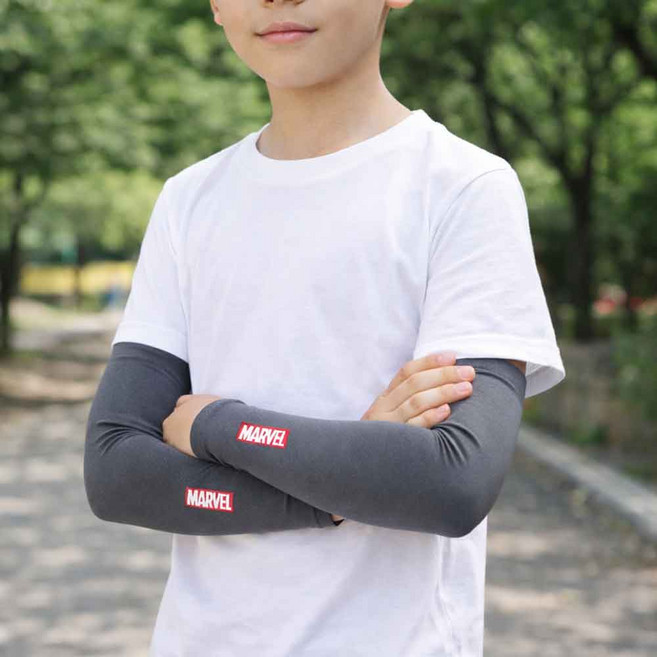 마블 KOREA 정품 주니어 어린이 쿨토시 성인도 가능합니다, 그레이, 1개