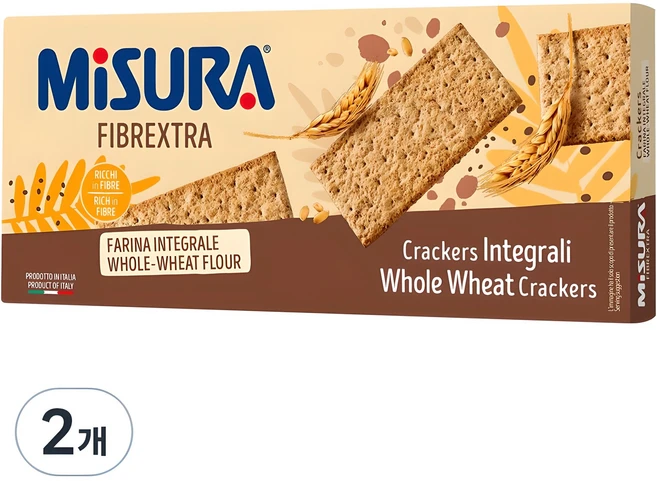 미주라 통밀 크래커, 385g, 2개 - 쿠팡