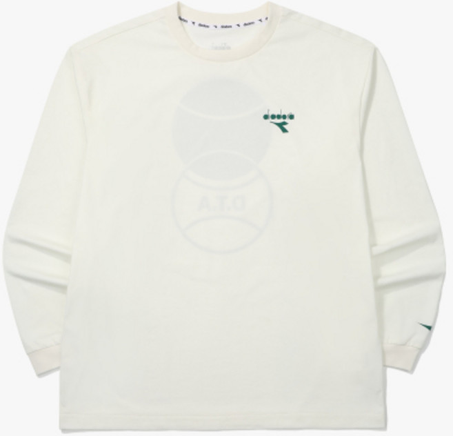 디아도라 DTA 테니스볼 긴팔 티셔츠 WHITE D5121TRL31WHT 160641