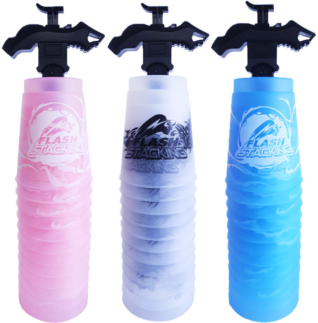 나래 스피드 컵쌓기 놀이 스포츠스태킹 스택스, 스탠다드핑크, 1개