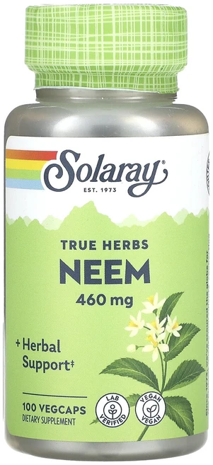 Solaray True Herbs 님 460mg 베지 캡슐 100정, SolarayTrueHerbs님460mg베지캡슐100정, 1개 - 쿠팡