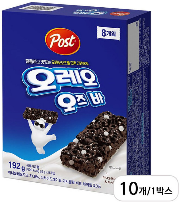 포스트 오레오오즈바, 10개, 192g