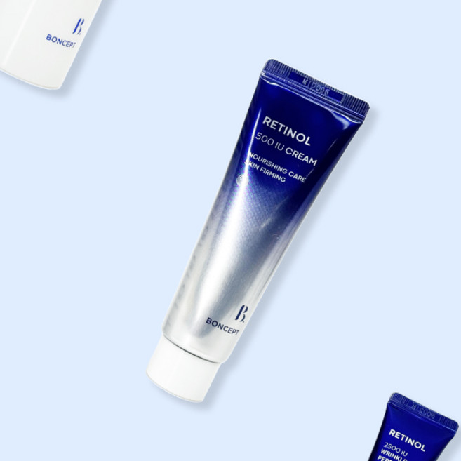 유익생활 본셉 레티놀 500 크림 피부 속탄력 리프팅 로션 +니플패치, 2개, 50ml