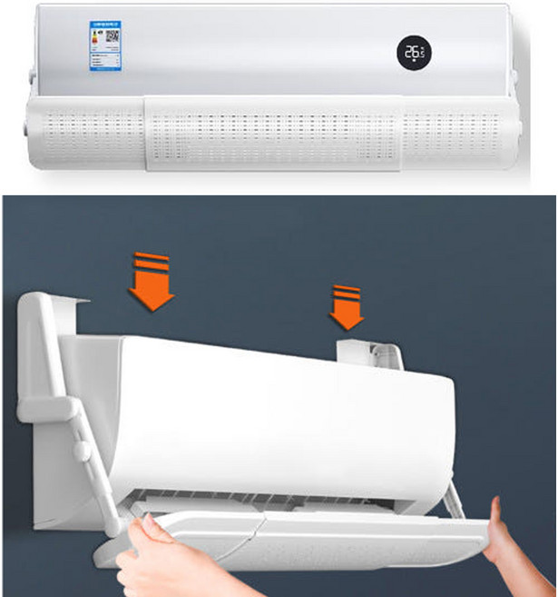 메이크잇업 벽걸이 에어컨 바람막이, White 5개