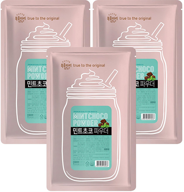 복음자리 민트초코파우더 1kg, 3개, 1개입