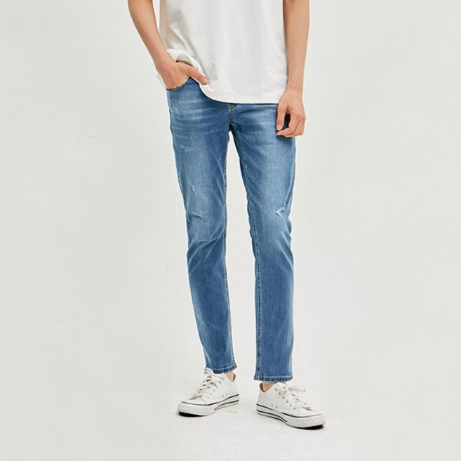 [잠뱅이] 남성 밴드 오픈팬츠 미디엄블루