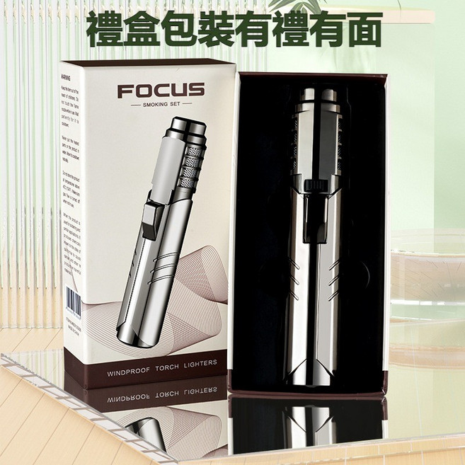 高品質充氣防風打火機 焊槍 燒烤烘焙專用噴火槍, 1個, 亮黑色