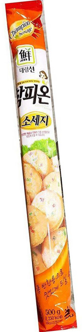 대림선 참피온 소시지 500g식자재 업소용 식재료 식당용 대용량 단체 급식용, 500g, 1개