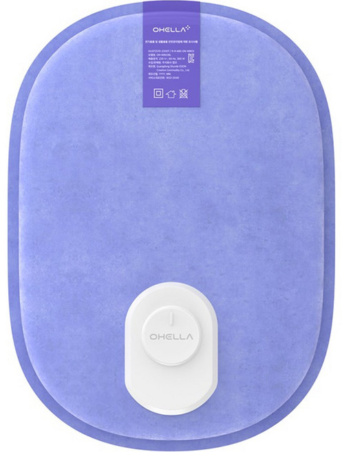 오엘라 무선 사계절 보온물주머니, ON-WB03BL, 블루