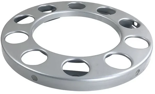 대형 트럭 휠커버 화물차 타이어 볼보 스카니아범용 자회사 공장 철재(1개), 1개